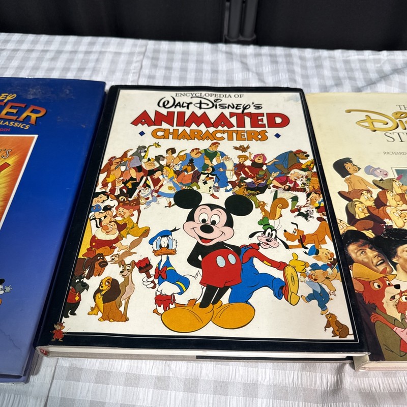 Lot Of 3 Disneyana Vintage Books- Animated Char, Studio Story, & Film Classics gallery