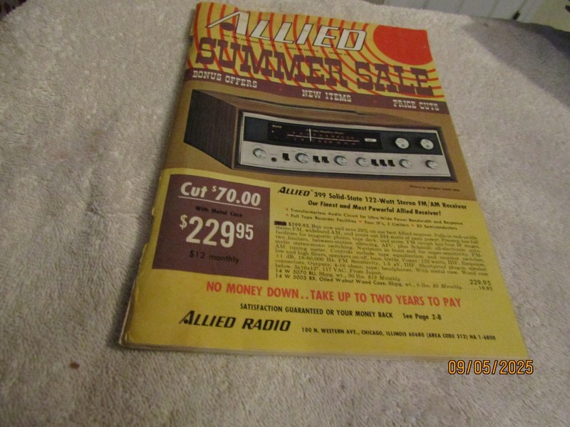 1968 Allied Radio Sumer Catalog No 276 Knight Kit
