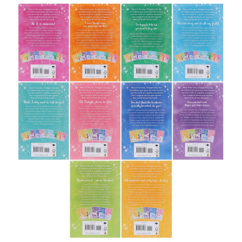 My Secret Unicorn by Linda Chapman 10 Books Set - Ages 7-9 - PB gallery