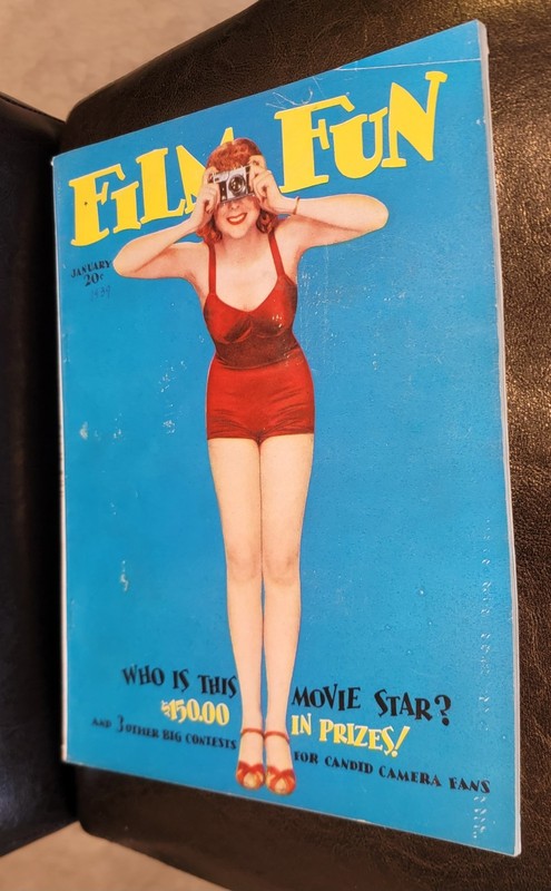 Film Fun, Vol. 69 #597, January 1939 FINE Hollywood stars, Pin Ups, Gags Racy gallery