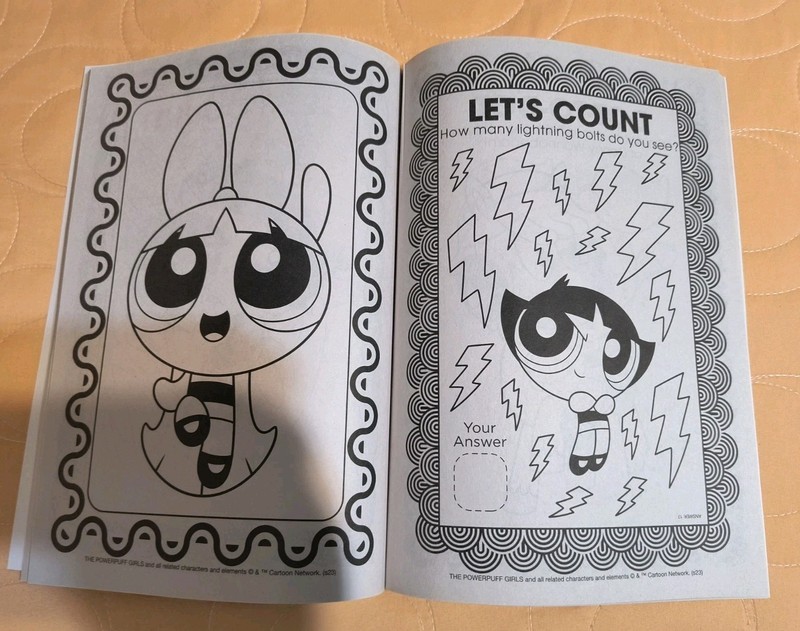 THE POWERPUFF GIRLS JUMBO COLORING AND ACTIVITY BOOK BY BENDON NEW! FREE SHIP! gallery