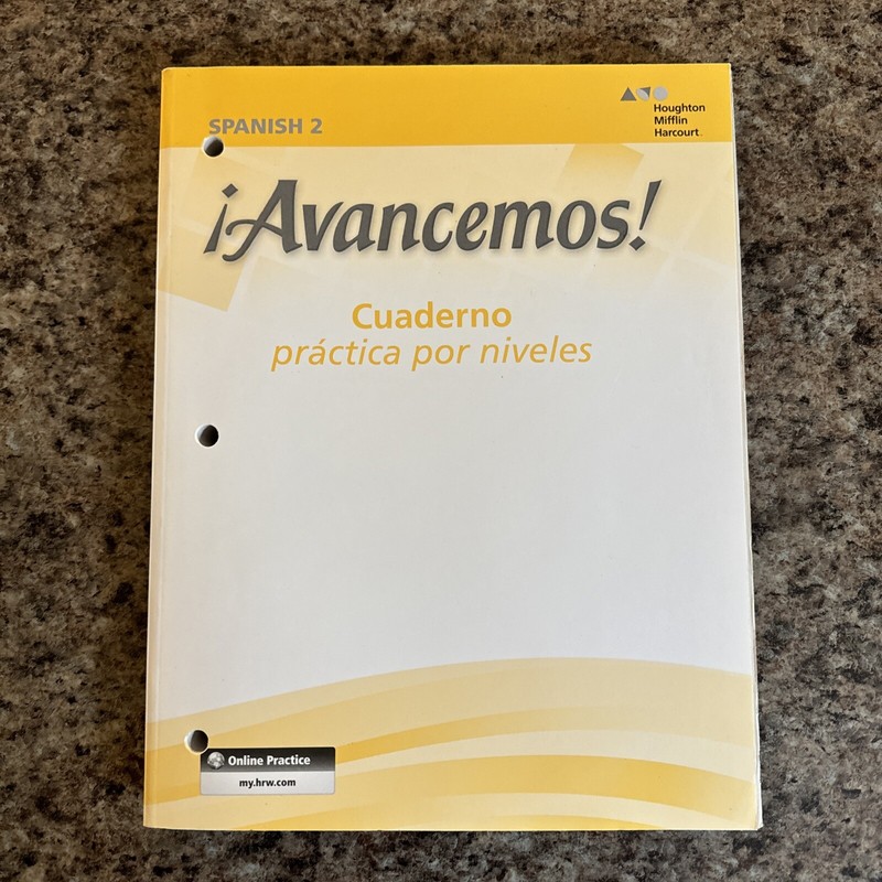 Avancemos: Cuaderno Practica Por Niveles 2, Revised (Spanish Edition) – New WB