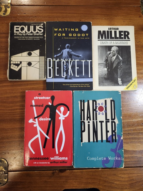 Classic Play Script Lot Beckett Miller Williams Shaffer Pinter Drama Theater…