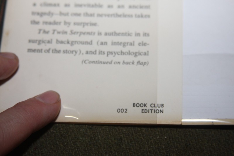 The Twin Serpents by Ronald Scott Thorn 1965 HC Macmillan Book Club gallery