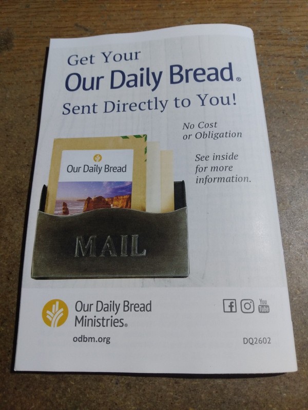 Our Daily Bread Devotional June, July, August 2026 gallery