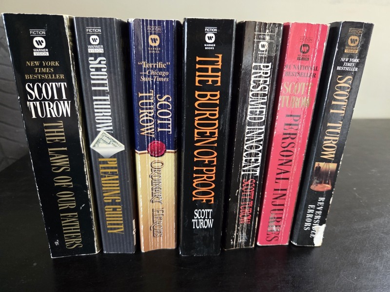 Scott Turow Lot Of 7 Crime Suspense Thriller Mystery Legal Paperback