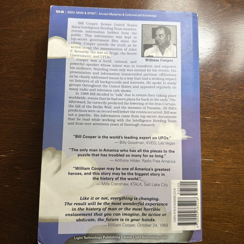 Behold a Pale Horse by William Cooper - 1991, 1st Ed, 500 Pages, Unrevised gallery