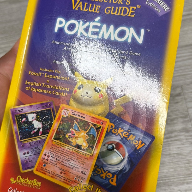 VINTAGE 1999 Pokemon Collector's Value Guide Premiere Edition Book Clean Edges gallery