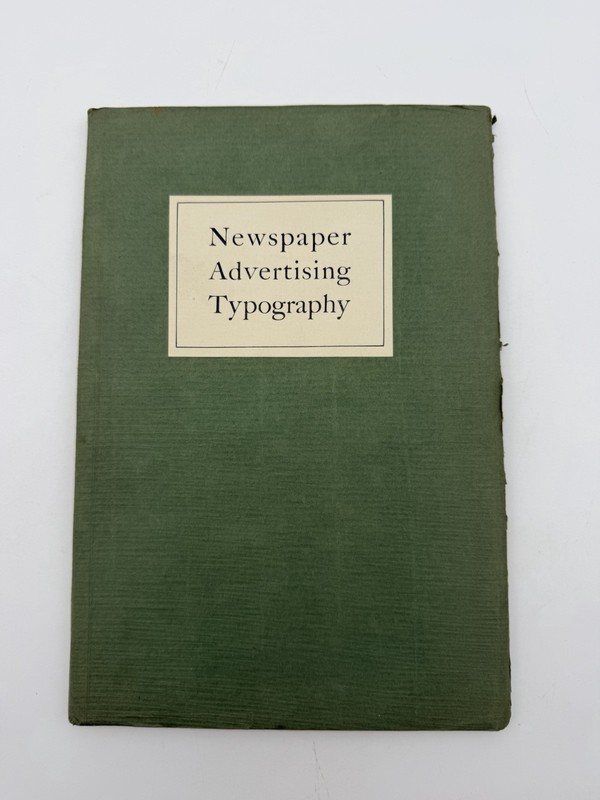 1925 Newspaper Advertising Typography New York Times Printing Design Book