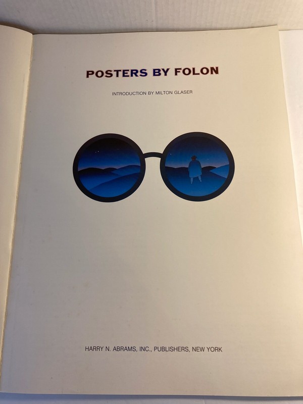 Posters By Folon Book 1978 Introduction By Milton Glaser 16”X12” (See) gallery