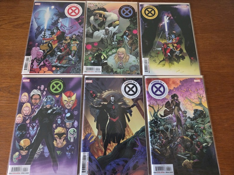 Powers of X #1-6 Complete (Marvel Comics, Jonathan Hickman)