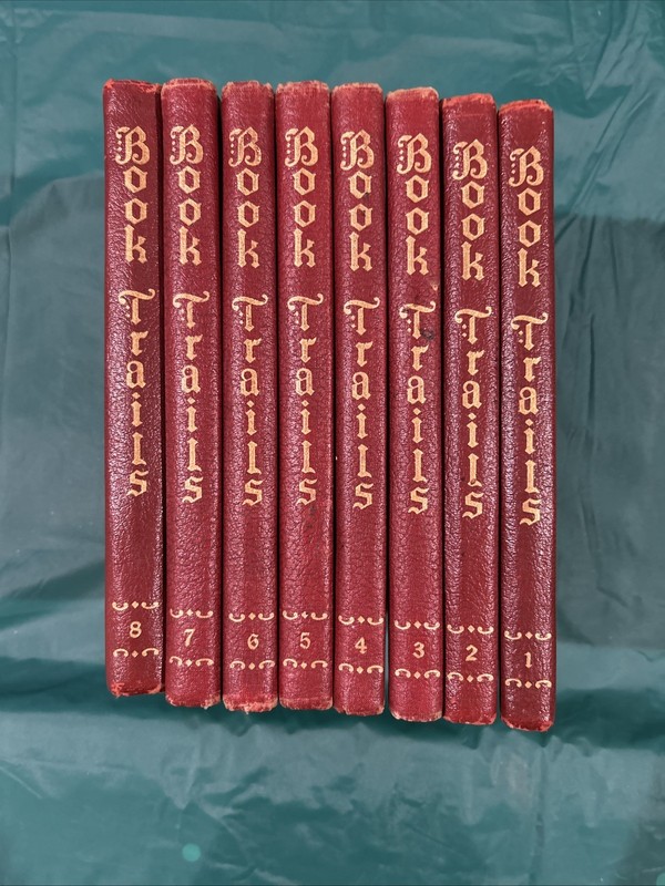 BOOK TRAILS Vintage 1946 Complete 8-Volume Children’s Classic Storybook Set