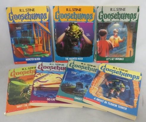 (7) Goosebumps Books by R.L. Stine : 3, 6, 11, 17, 21, 22, 27 in GG-EX Condition