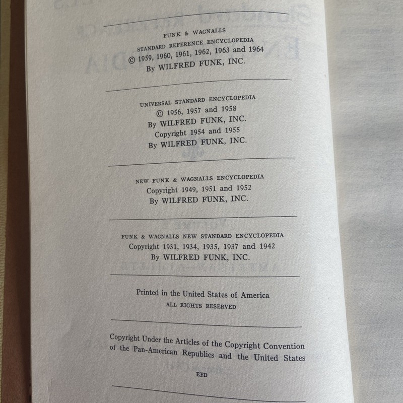 Funk And Wagnalls Standard Reference Encyclopedia Volume 2 (Hardcover, 1964) gallery