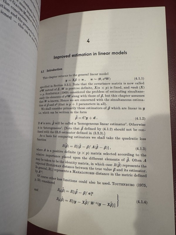 PREDICTION AND IMPROVED ESTIMATION IN LINEAR MODELS By John Bibby - Hardcover VG gallery