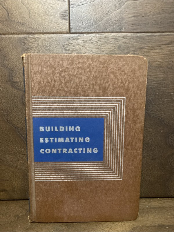 1950 American Technical Society Building Estimating and Contracting Vol. 4