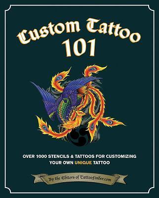 CUSTOM TATTOO 101 OVER 1000 STENCILS & TATTOOS FOR CUSTOMIZING BOOK PLUS DVD
