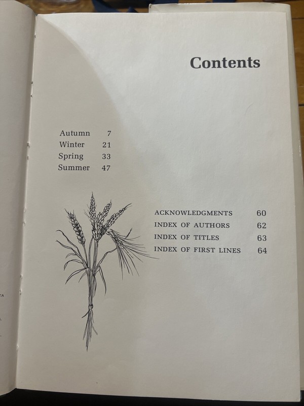Moments: Poems about the Seasons by Lee Bennett Hopkins, 1980, HC DJ EX-LIB gallery