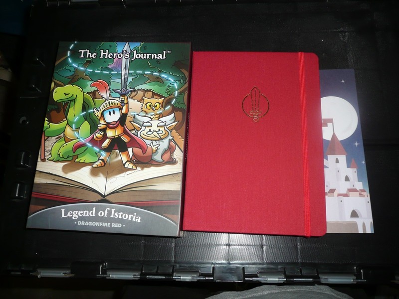 Legend Of Istoria The Hero’s Journal Dragonfire Red – Hardcover With Case Cover