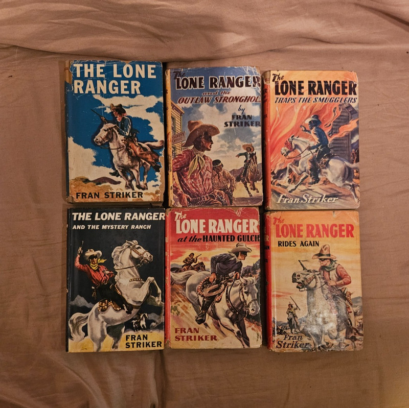 6 Long Ranger Books Grosset and Dunlap 1939 Striker, Hardcover Vintage Books
