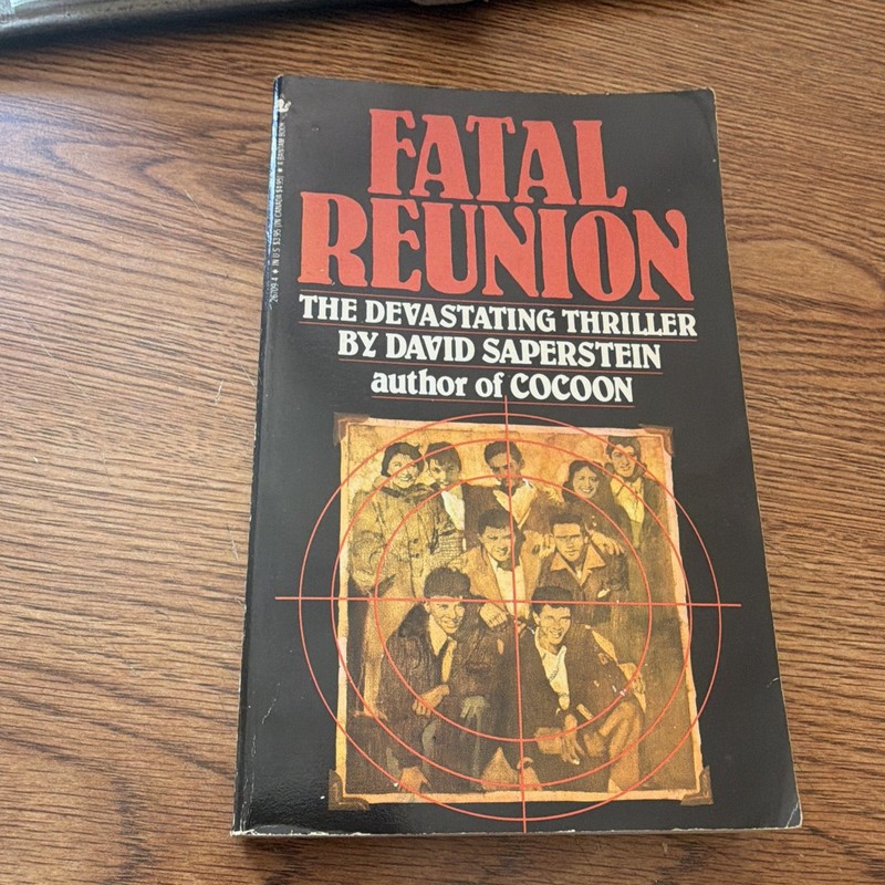 Bantam Books Fatal Reunion Paperback Novel by David Saperstein 1987 Thriller YA
