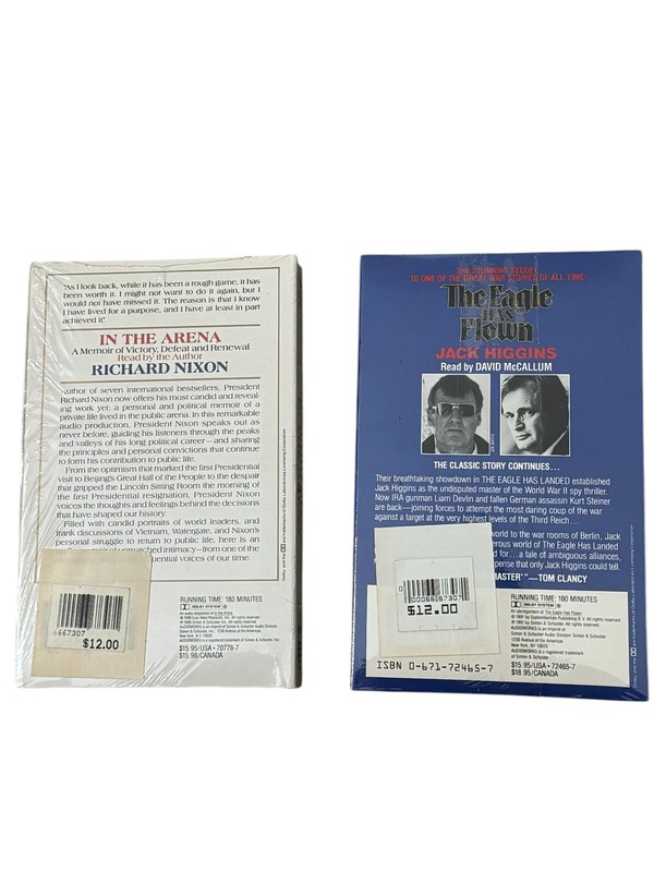 Simon & Schuster Audio Cassettes Richard Nixon / Jack Higgins The Eagle Has gallery