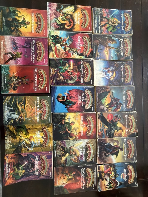 Lone Wolf 1-20 Set Joe Dever Original Pacer Paperback gallery