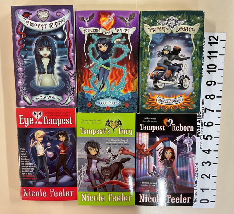 Nicole Peeler PB lot of 6 Vol 1-6 of Jane True series Tempest Rising gallery