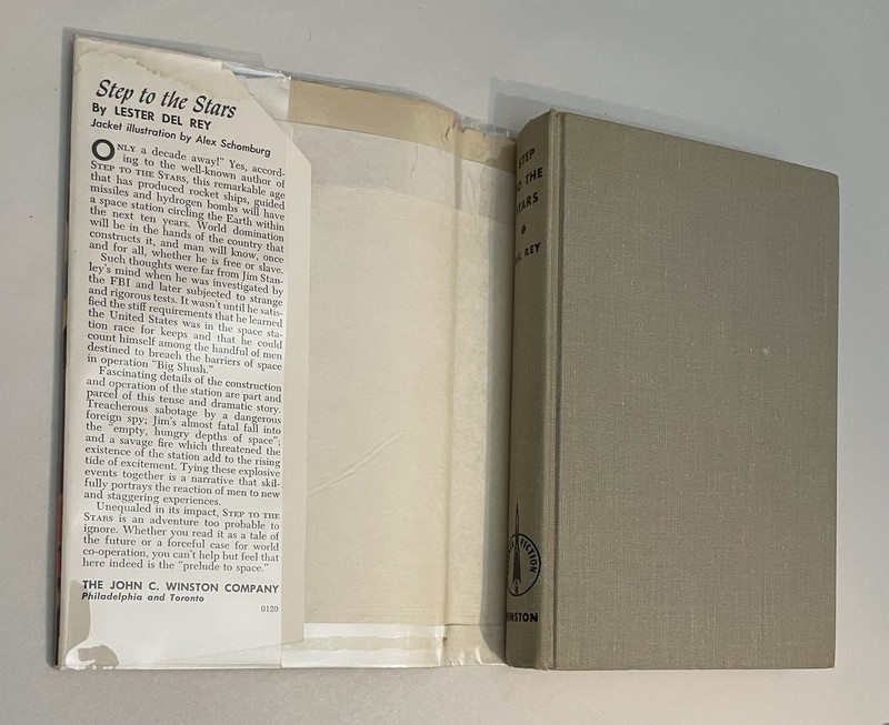 STEP TO THE STARS Lester Del Rey SIGNED FIRST EDITION Hardcover DJ Winston 1954 gallery
