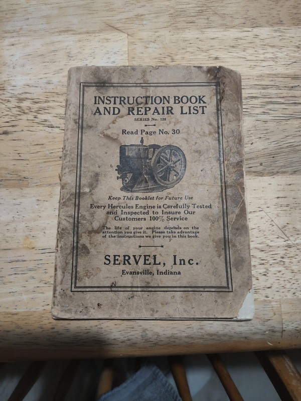 Servel Inc., Instruction Book and Repair List Series No 128