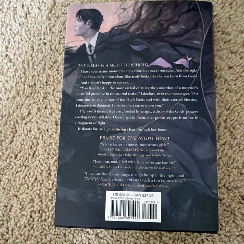 Alexandra Christo The Night Hunt Hardcover 2023 Feiwel & Friends DJ YA Fantasy gallery