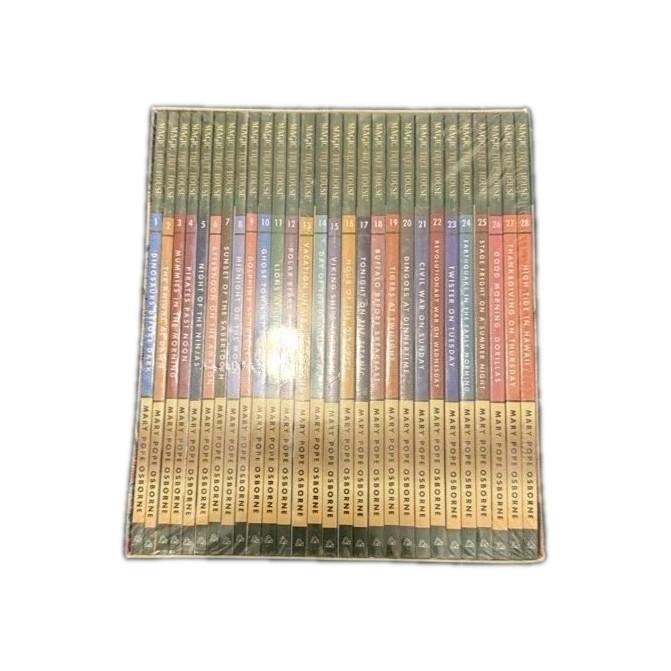 Magic Tree House Books 1-28 Boxed Set by Mary Pope Osborne - Sealed gallery