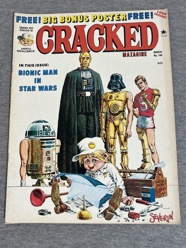 Vintage Cracked Magazine Lot Star Wars Parody 70s Humor Comics Issues 146 148 14 gallery