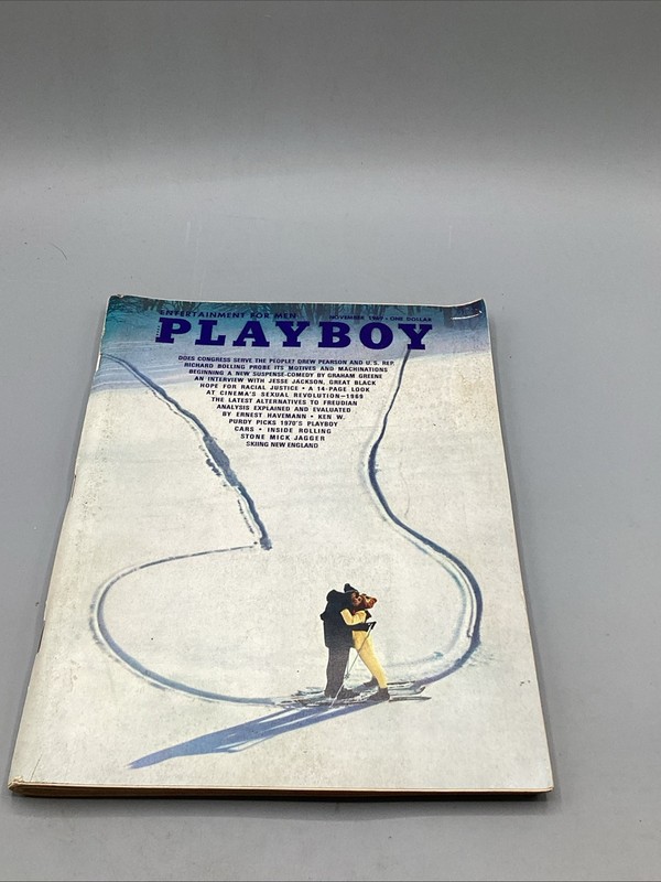 Playboy Magazine – November 1969 with Centerfold – PMOM Claudia Jennings