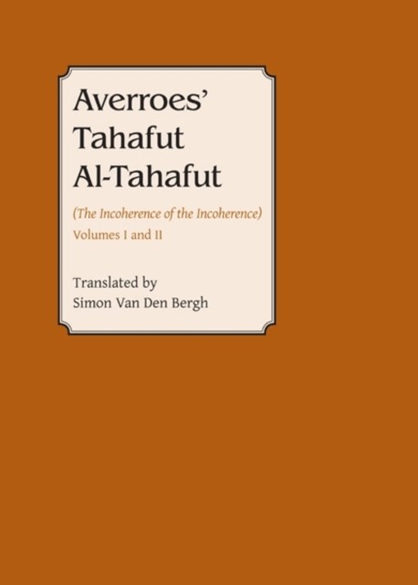AVERROES by SIMON VAN DEN BERGH Paperback Self Help Business