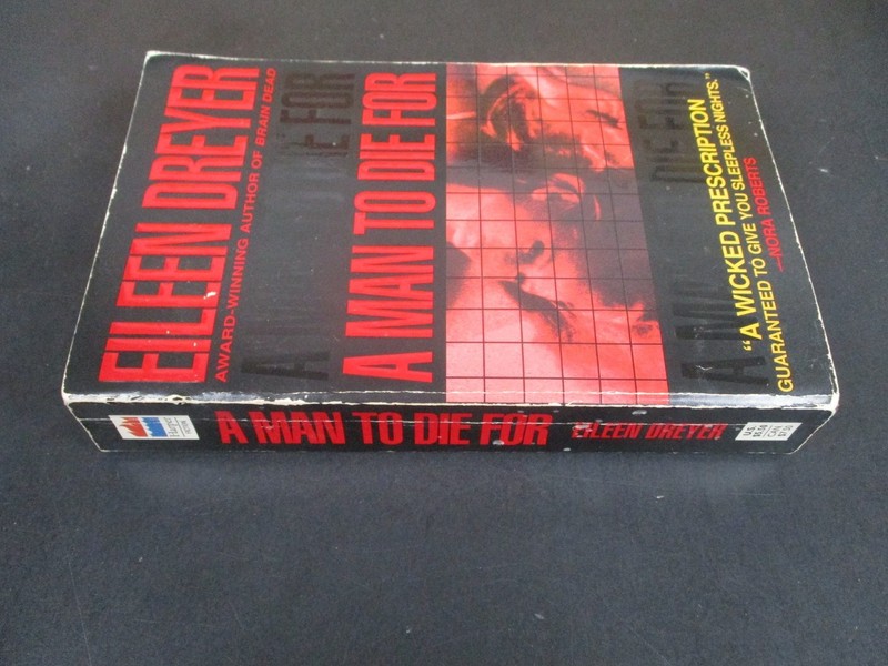 A Man to Die For Eileen Dreyer 1991 First Printing Thriller Harper Paperbacks PB gallery