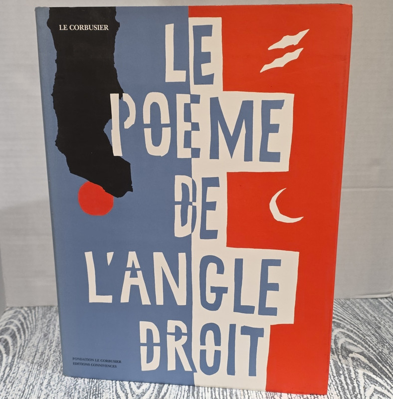 Le Corbusier Le Poème de l’Angle Droit HC 1989 French Illustrated Ltd Ed