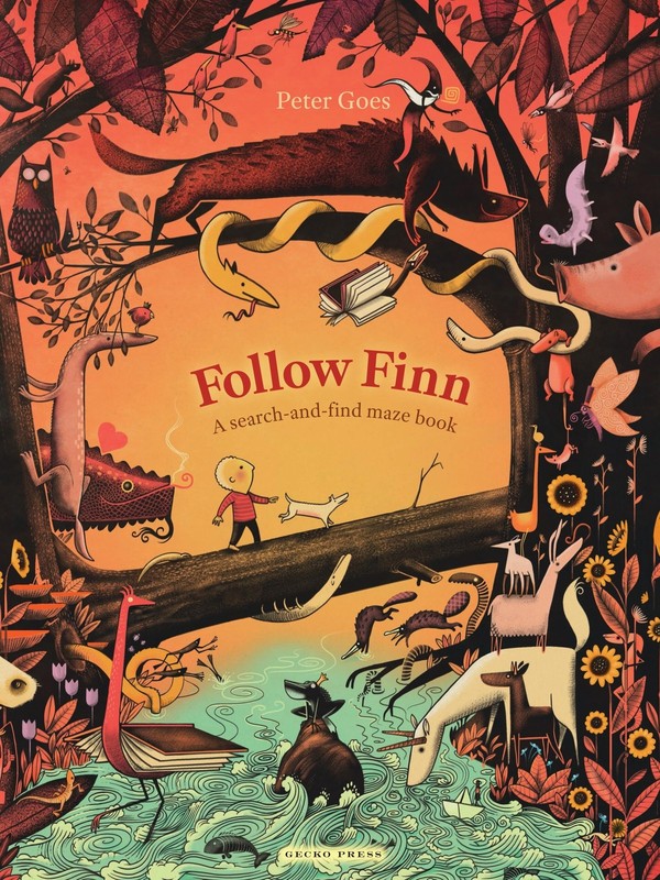 Follow Finn: A Search-and-Find Maze Book by Goes
