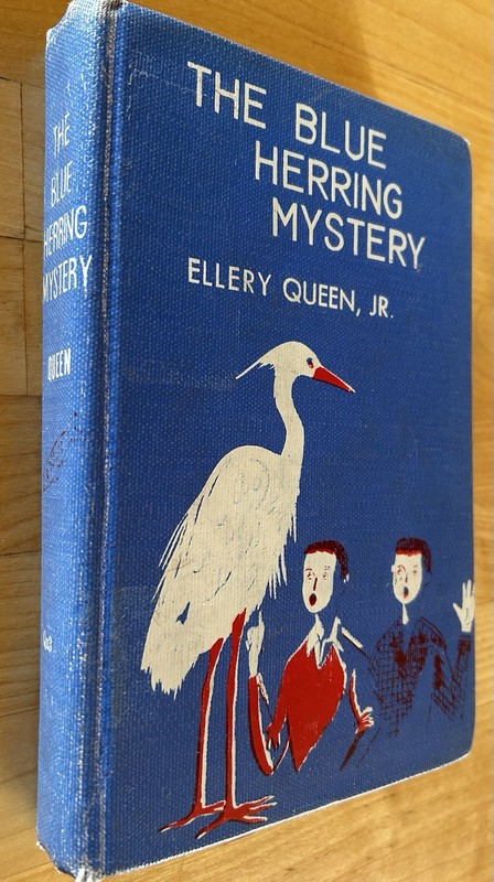 The Blue Herring Mystery, by Ellery Queen, Jr, pub. by Little, Brown, 1954 gallery