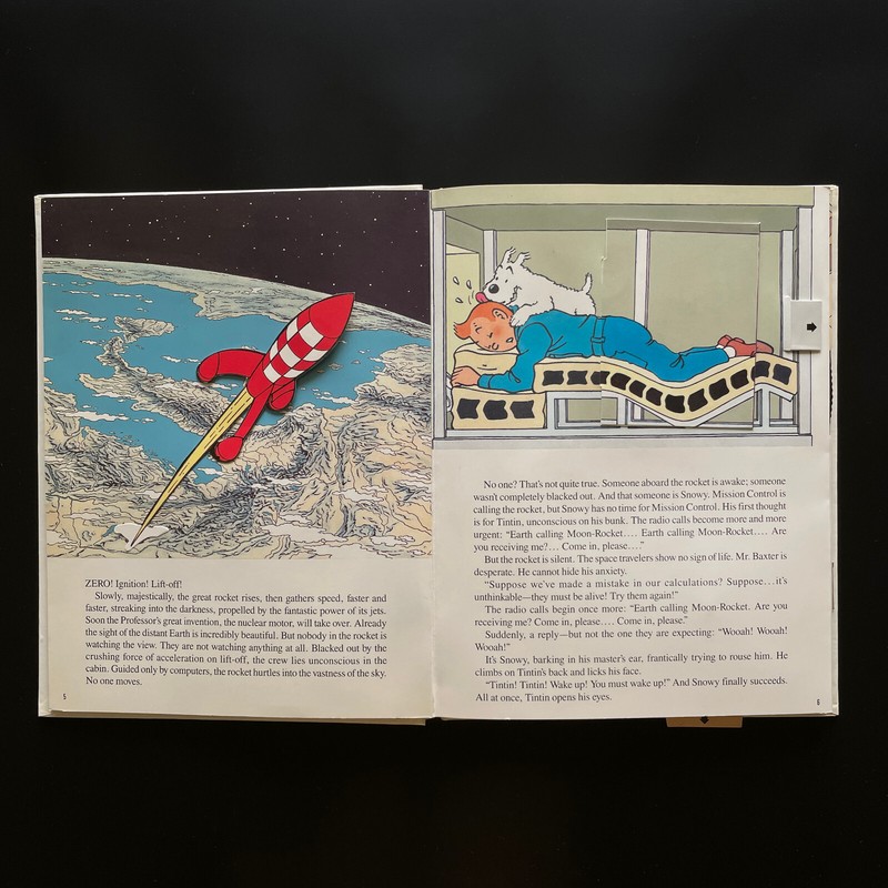 1992 Tintin • Explorers On The Moon Pop-up Book • 1st Edition • Herge gallery