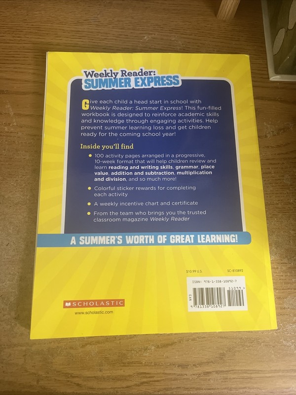 Weekly Reader: Summer Express Grades 3 And 4 Workbook Enrichment Intervention gallery