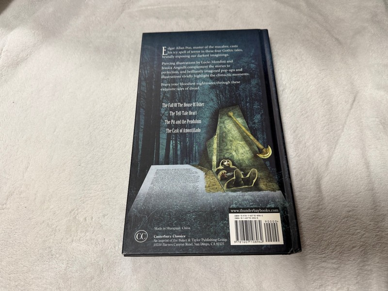 THE ILLUSTRATED EDGAR ALLAN POE UNABRIDGED POP-UP BOOK "4 CHILLING TALES" gallery