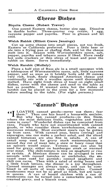 1916 A California Cook Book 47 Pages gallery