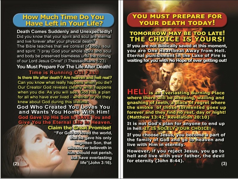 BIBLE, Gospel Tracts: THE RAPTURE, PK of 32 Units, 16 Pages Each. gallery
