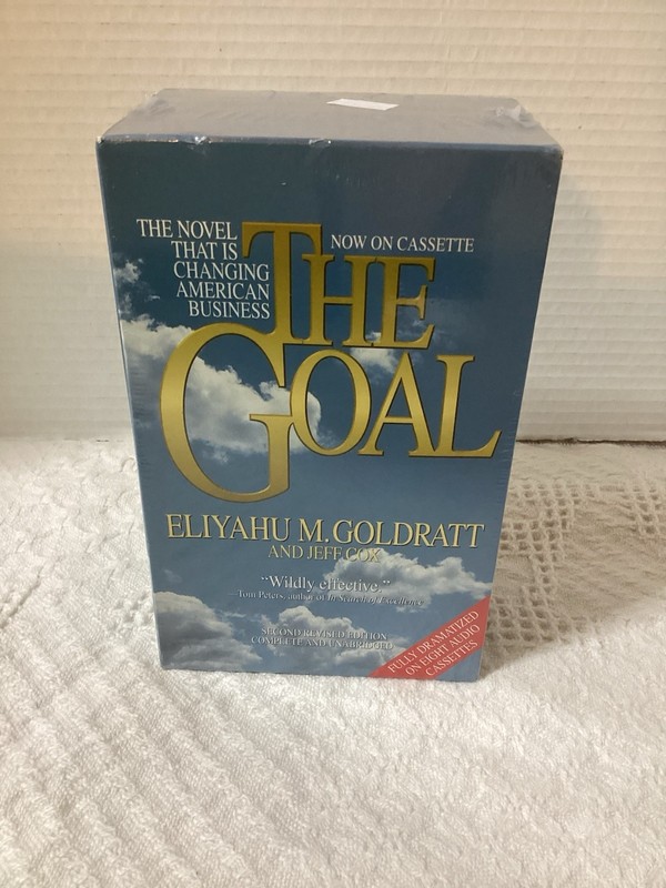 The Goal By Eliyahu M. Goldratt & Jeff Cox On Cassette New Sealed Free Ship