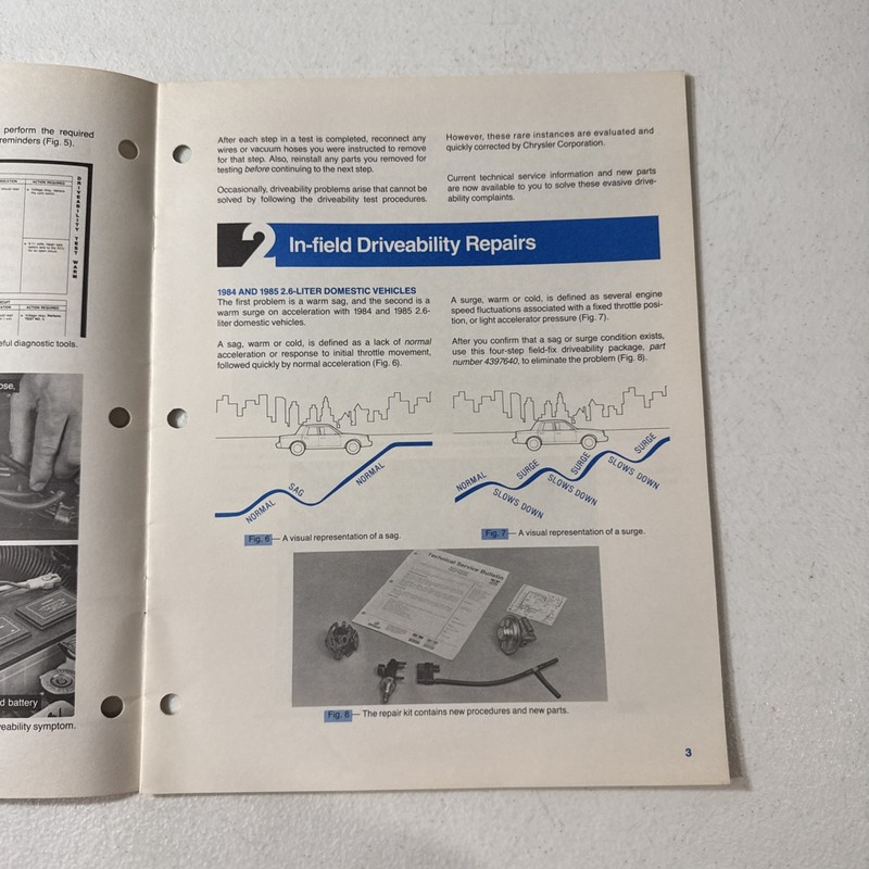 Chrysler 1985 Domestic & Import Engine Driveability Master Tech Reference Book gallery