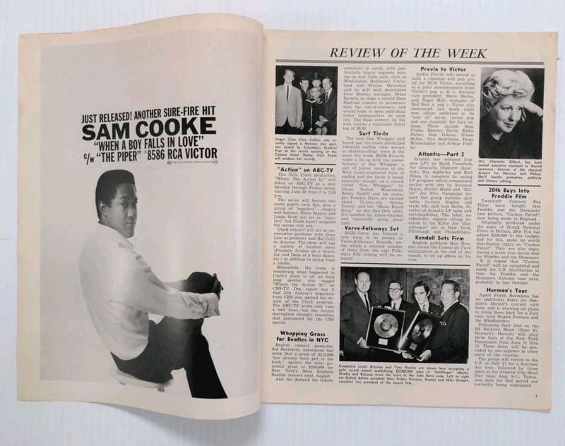 MUSIC BUSINESS Magazine MOODY BLUES Roger MILLER tons of reviews & charts etc... gallery