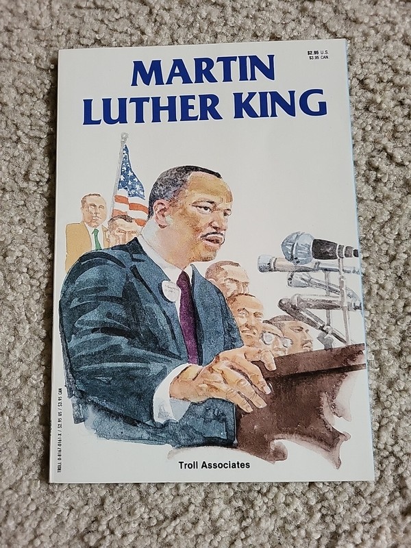 Martin Luther King (Famous Americans) 1985 TROLL Associates NeW