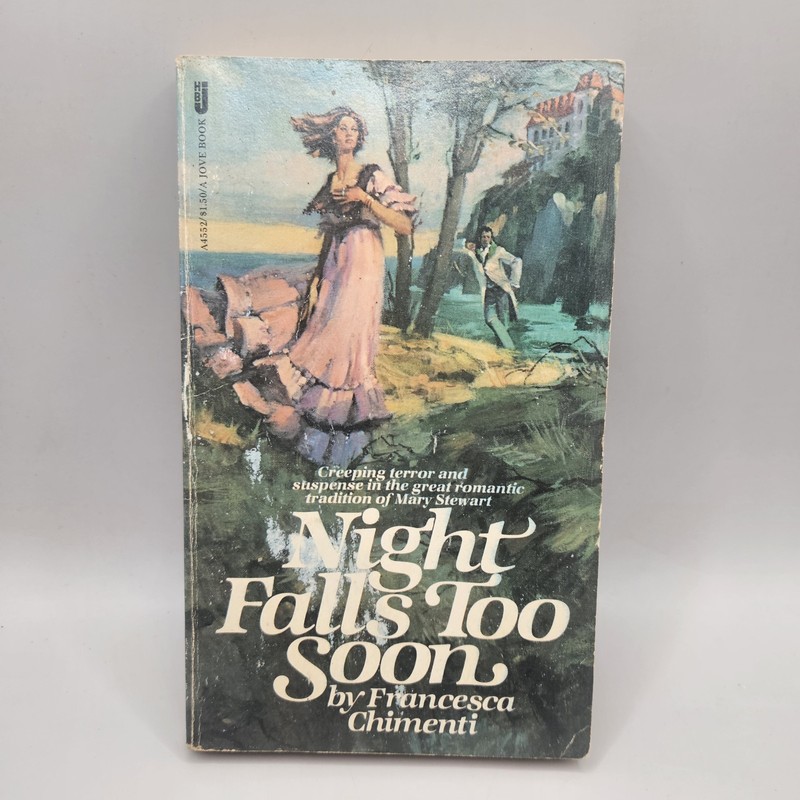 Night Falls Too Soon By Francesca Chimenti Vtg Gothic Romance 1978 Jove 1st Edt
