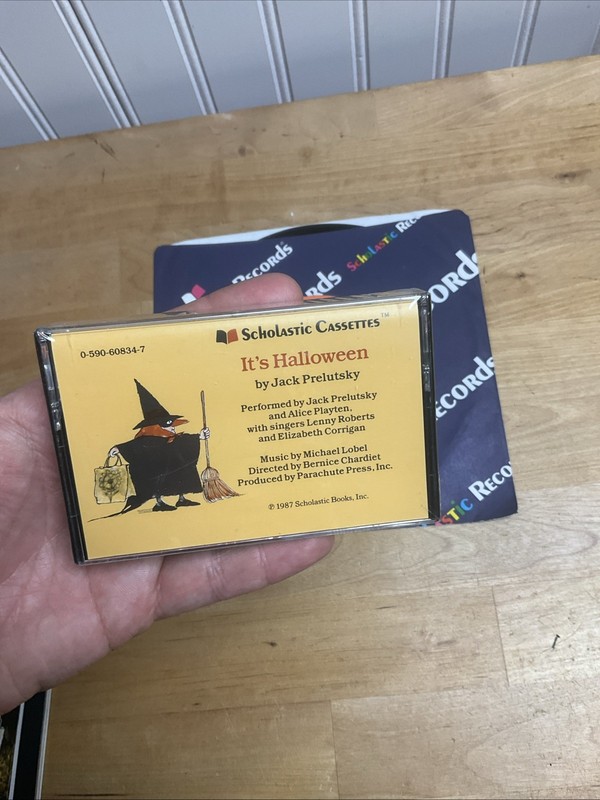 It’s Halloween Vintage Book By Jack Prelutsky With Cassette Sealed Scholastic gallery